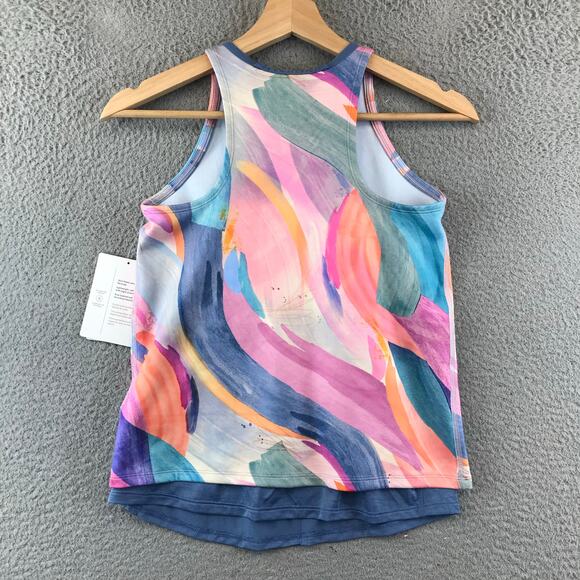 New Athleta | Women's Conscious Crop High Neck Racerback‎ Tank Size L/12 - Picture 2 of 8